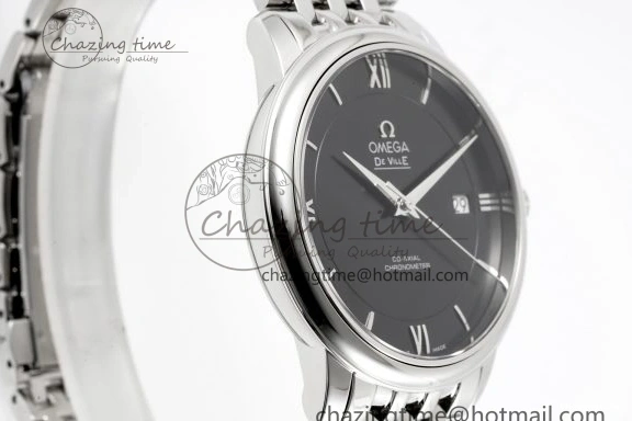 0502 De Ville SS TWF 1:1 Best Edition Black Dial on SS Bracelet MIYOTA Unisex 7835